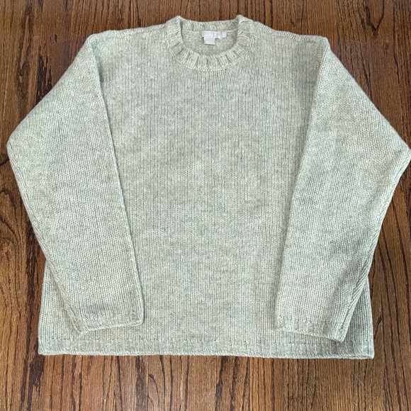 J. Crew Sweaters - J. Crew womens
green Crewneck Sweater size large